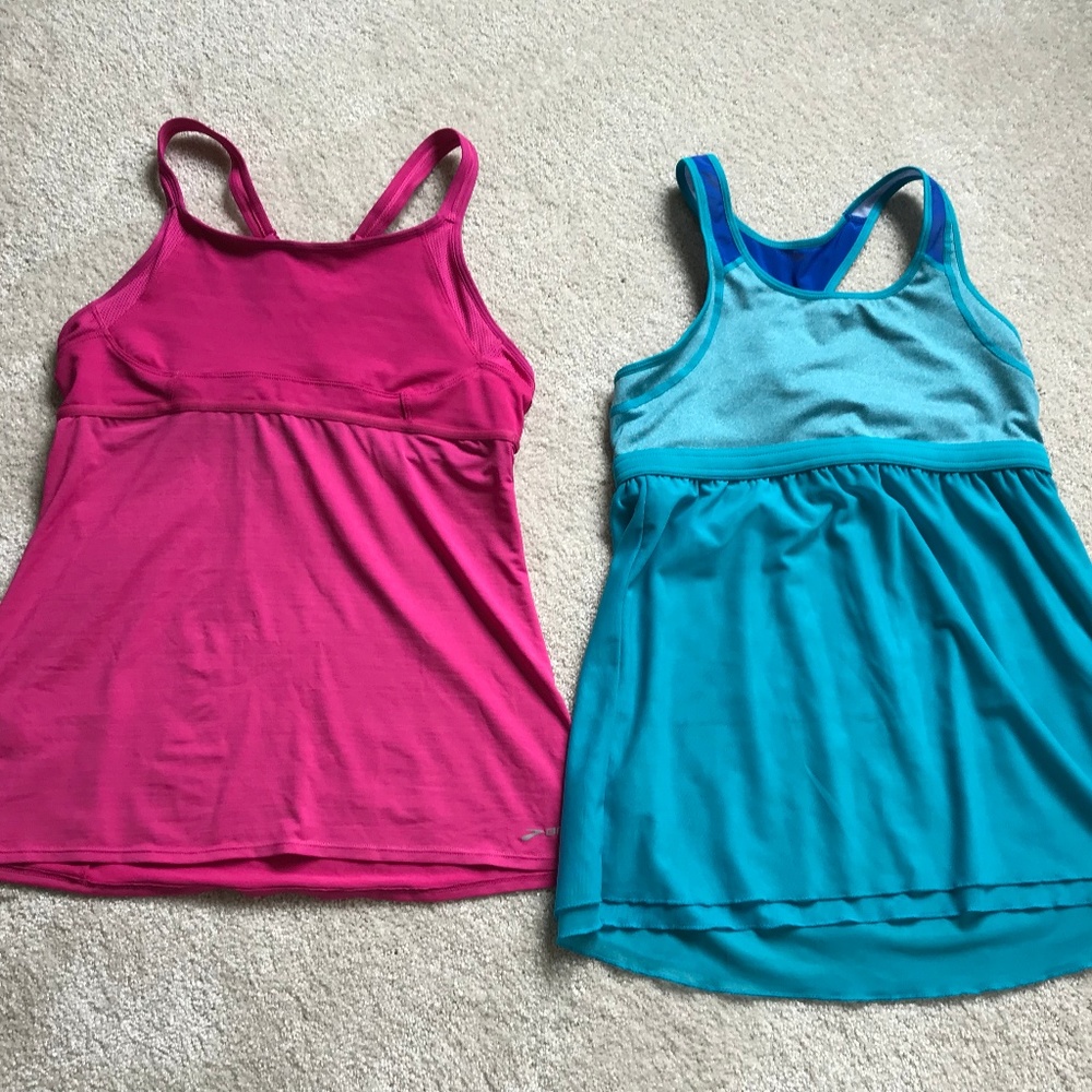 Set of 2 Brooks Running Tank Tops (used)